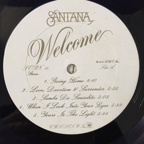 Santana ‎– Welcome (LP)