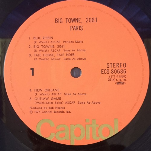 Paris ‎– Big Towne, 2061 (LP)