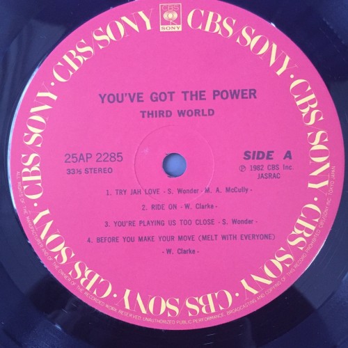 Third World ‎– You've Got The Power (LP)